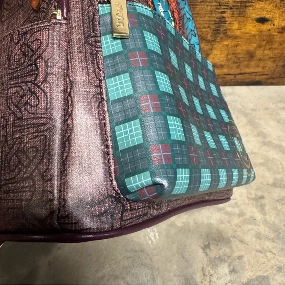 Danielle Nicole Purple and Teal Backpack - Picture 8 of 10